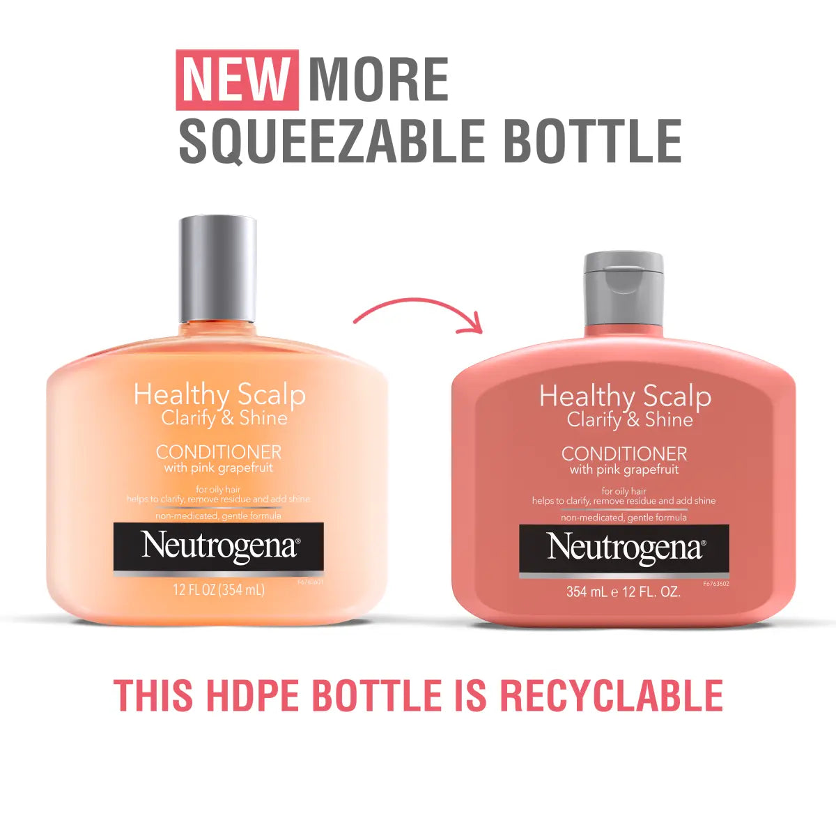 Neutrogena Scalp Clarify Shine | 12 fl oz | Pink Grapefruit Conditioner