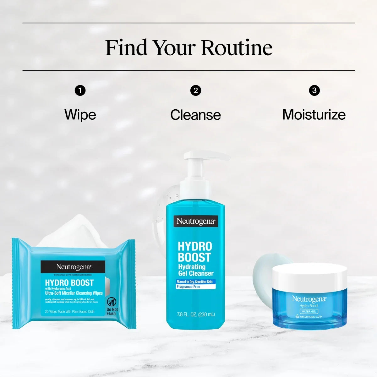 Neutrogena Hydro Boost Hydrating | 7.8 Fl. Oz Fragrance-Free Cleansing Gel | Hyaluronic Acid