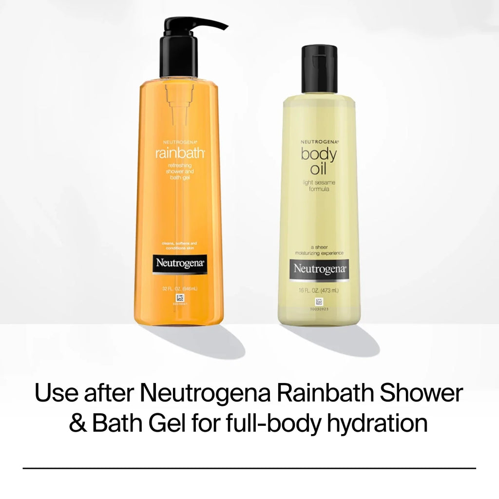 Neutrogena Body Oil Light — Light Sesame Formula for Dry Skin, 16 Fl. Oz