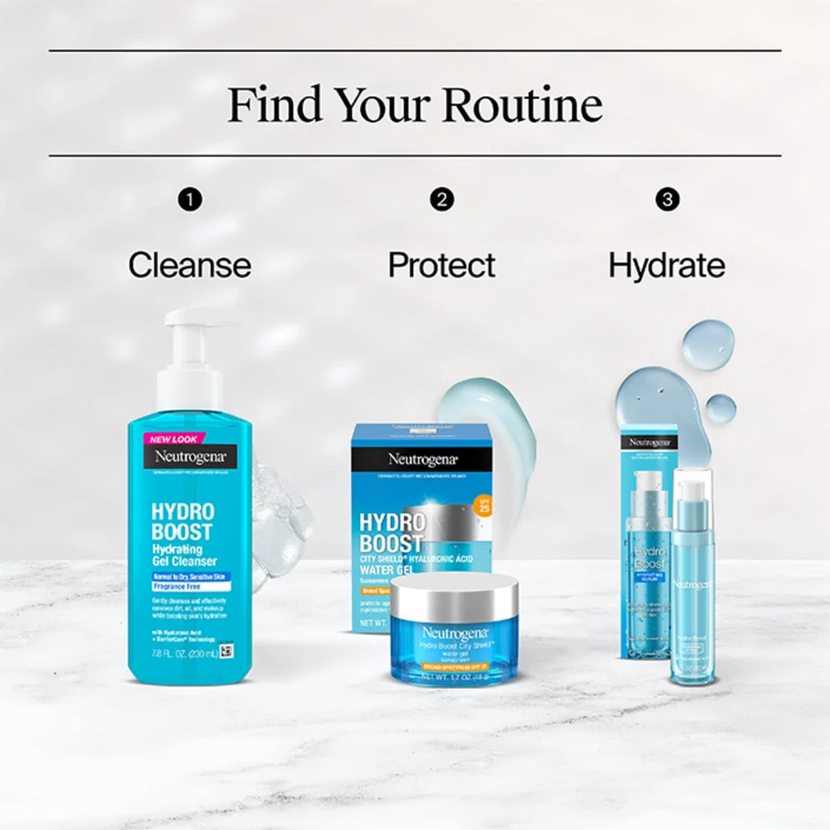 Neutrogena Hydro Boost City Shield | Broad Spectrum SPF 25 Water Gel | 1.7 Oz