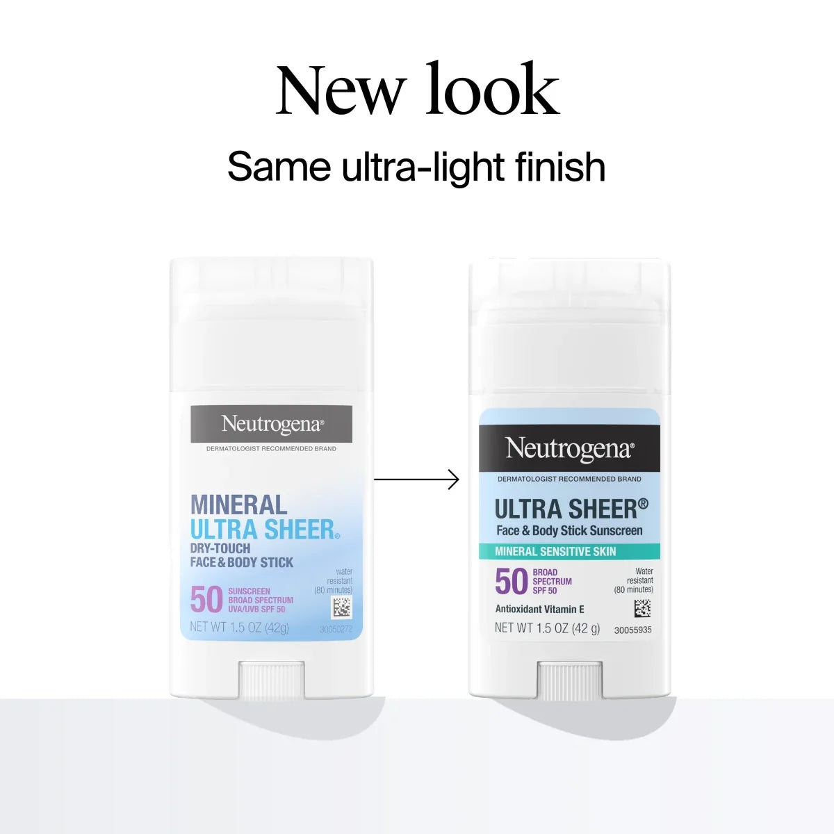 Neutrogena Ultra Sheer Mineral | SPF 50 | Face & Body Sunscreen Stick | 1.5 Oz