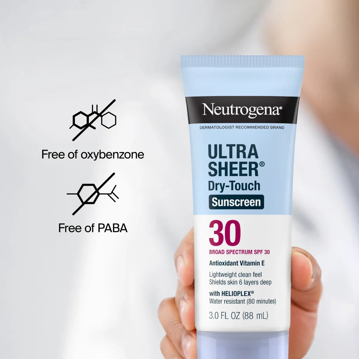 Neutrogena Ultra Sheer Dry-Touch | SPF 30 | Broad Spectrum Sunscreen Lotion | 3 Fl. Oz