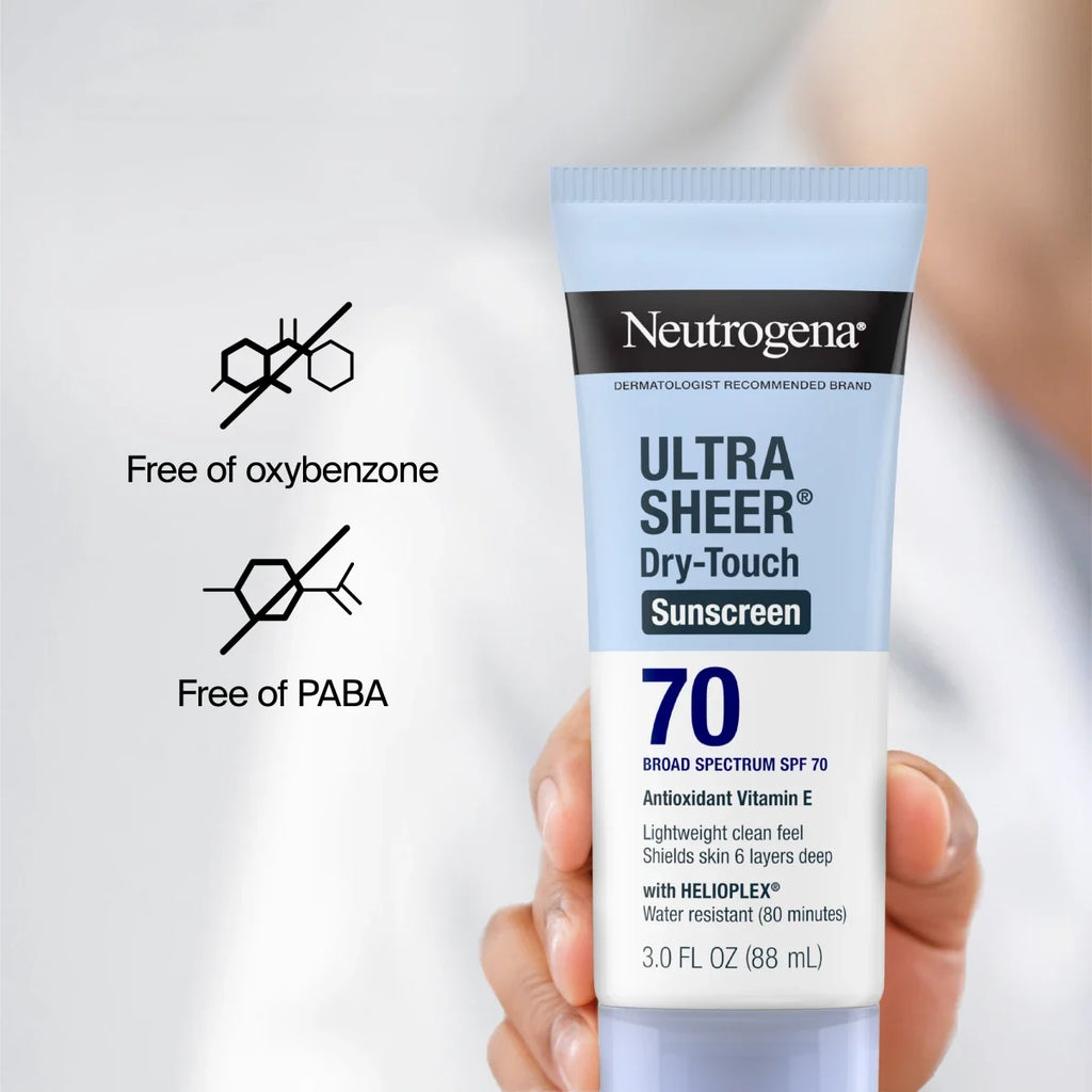 Neutrogena Ultra Sheer Dry-Touch | SPF 70 | Broad Spectrum Sunscreen Lotion