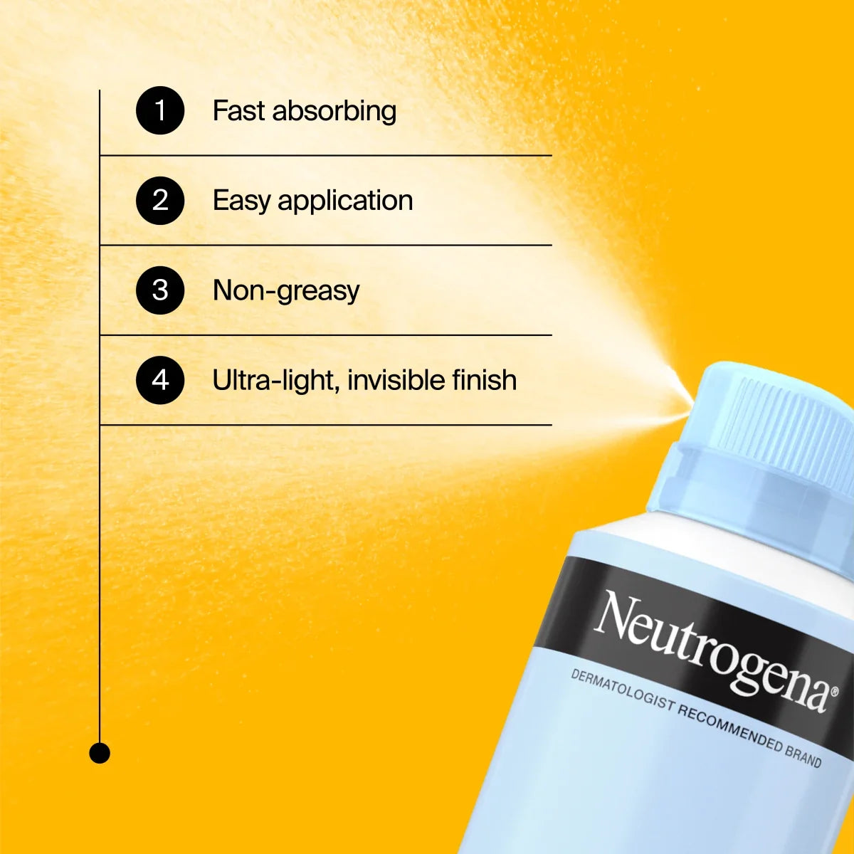 Neutrogena Ultra Sheer Body Mist Sunscreen Spray, Broad Spectrum SPF 30, 5 Oz