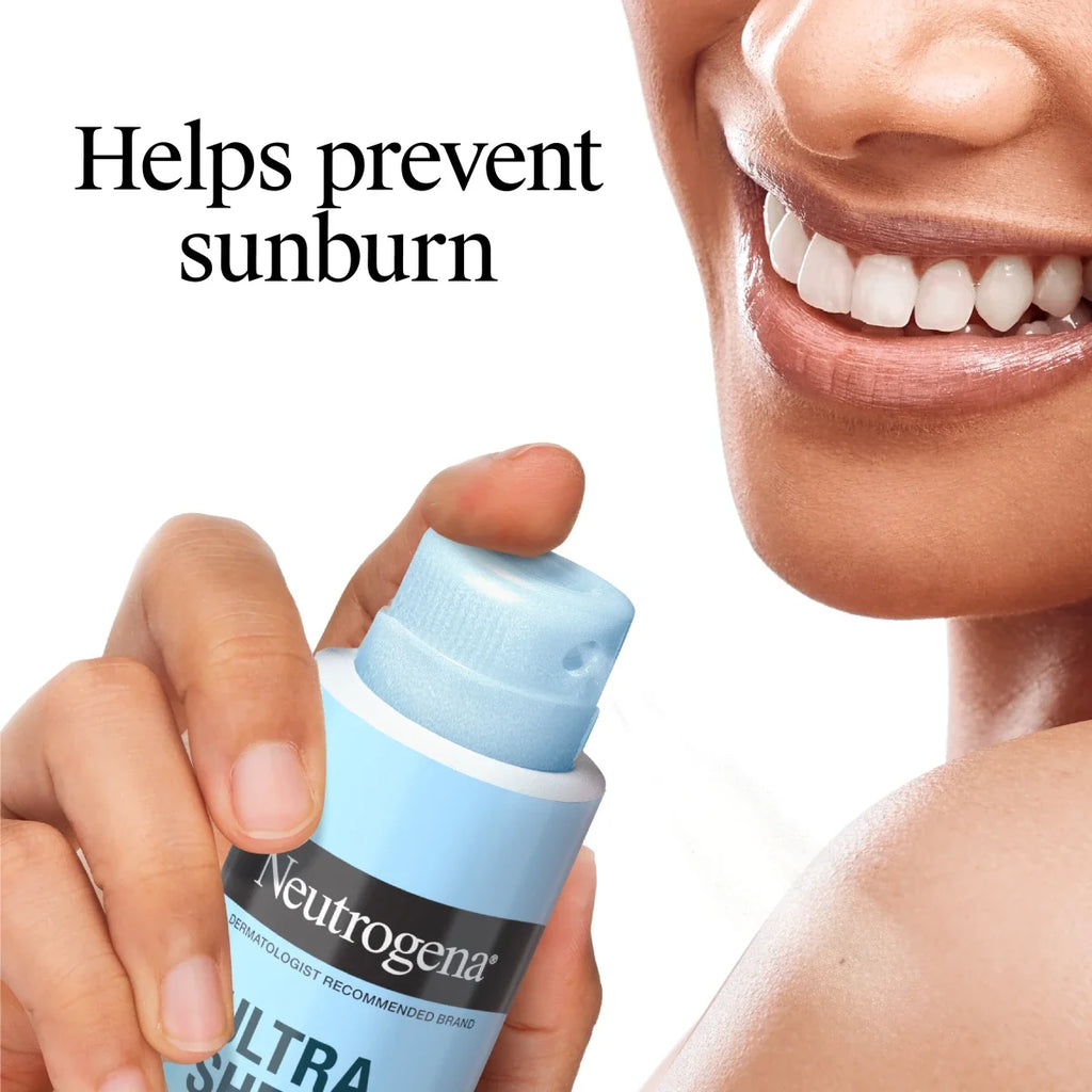 Neutrogena Ultra Sheer Body Mist Sunscreen Spray, Broad Spectrum SPF 45, 8 Oz