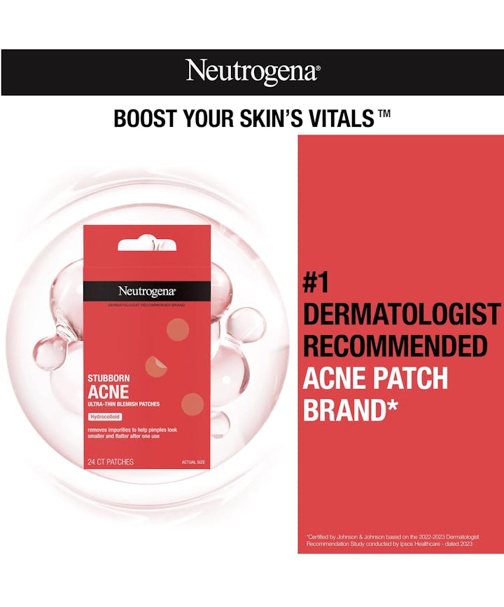 Neutrogena Stubborn Acne Ultra-Thin | Blemish Patches | 16 Ct
