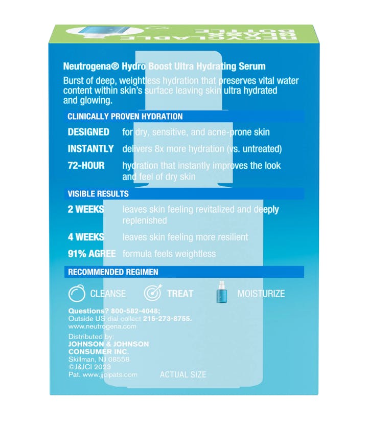 Neutrogena Daily Hydration Boost | Hydro Boost Hydrating Serum + Water Gel Duo