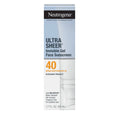 Neutrogena Ultra Sheer Invisible | 1.7 Oz | Broad Spectrum SPF 40 Gel Face Sunscreen