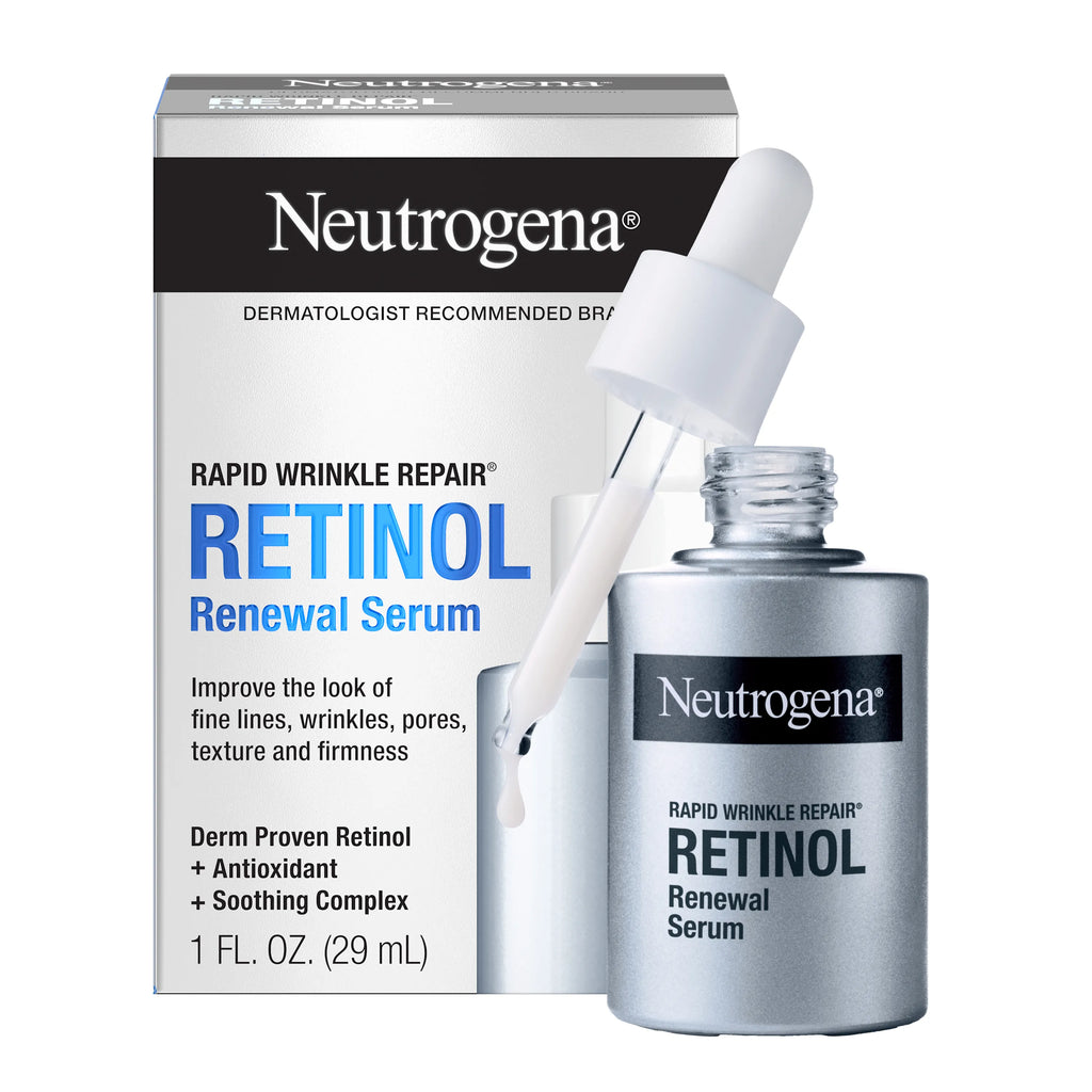 Neutrogena Rapid Wrinkle Repair | 1 Fl. Oz | Renewal Serum with Retinol