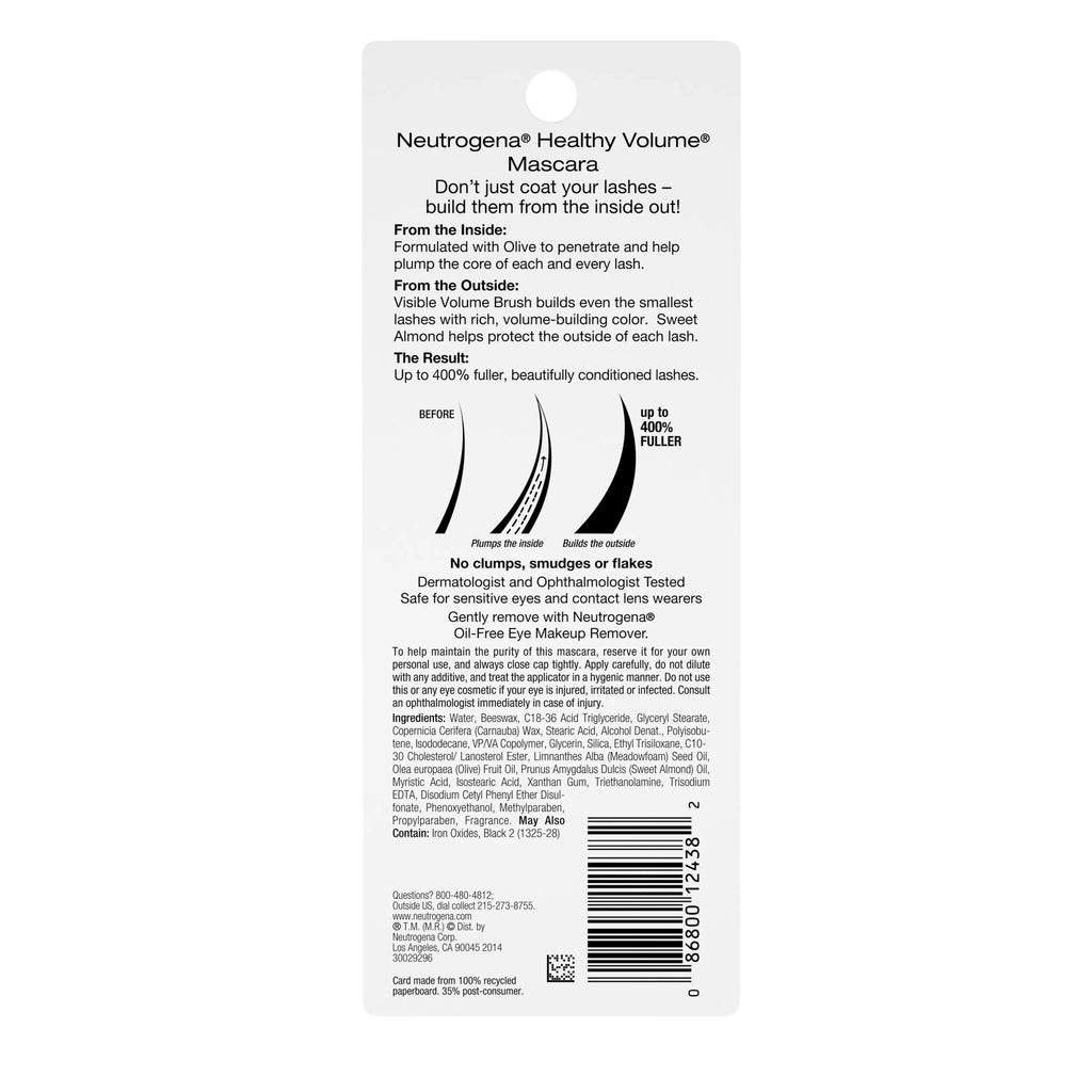 Neutrogena Healthy Volume Mascara — Black/Brown 03, .21 Oz