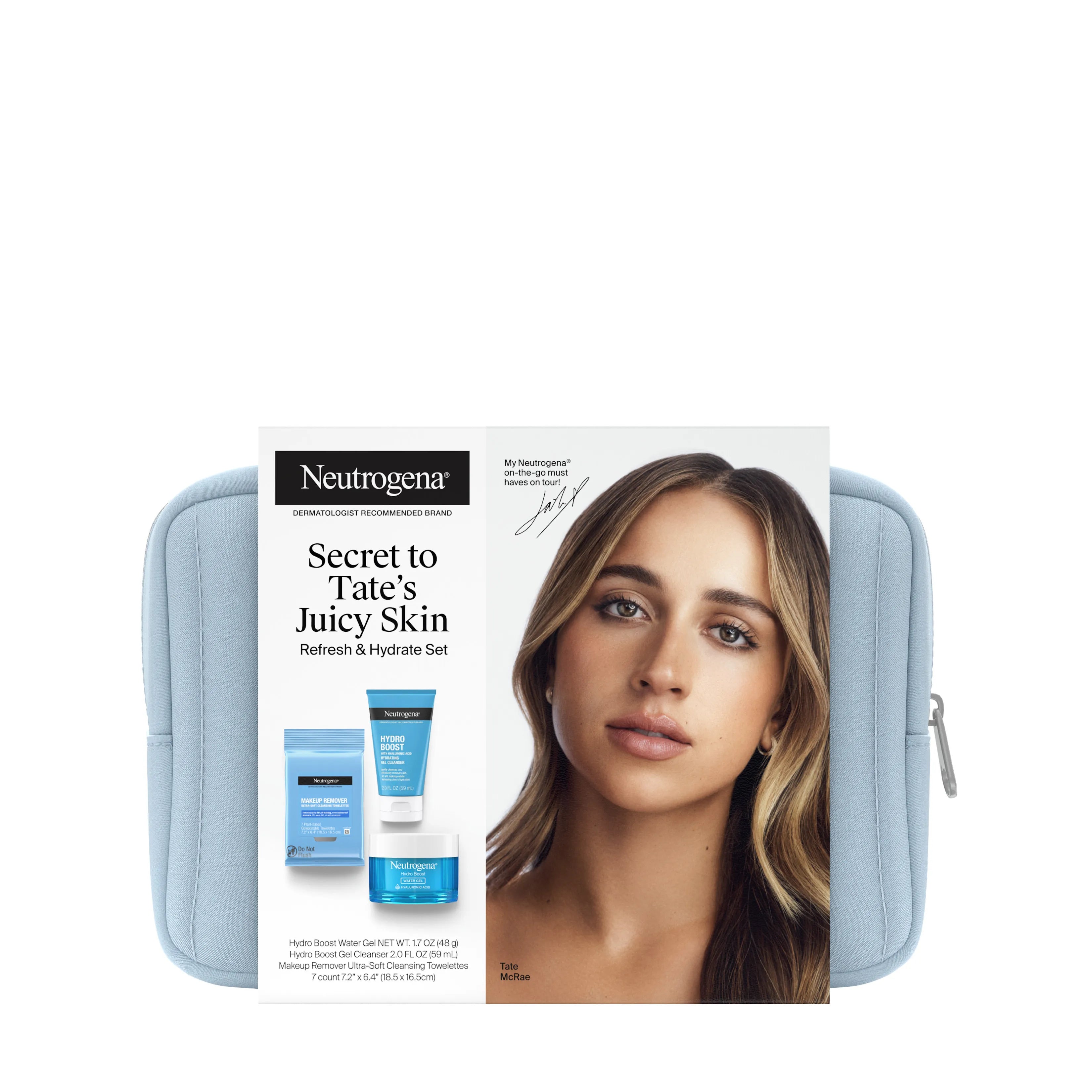 Neutrogena Tate McRae Refresh Hydrate | Skincare Set, 3 Items