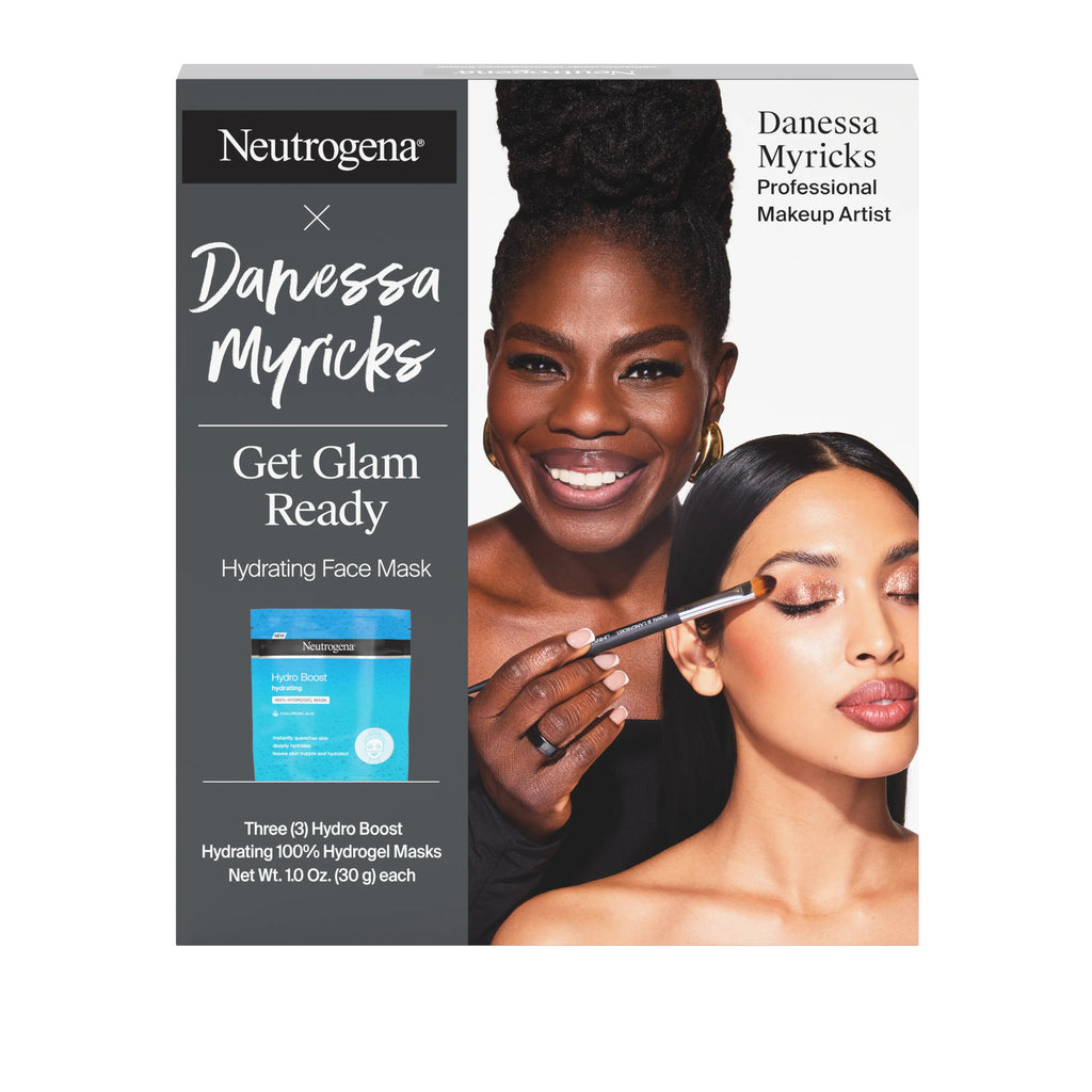 Neutrogena x Danessa Myricks ‘Get Glam Ready’ Hydro Boost Hydro Gel Masks, 3 Pack