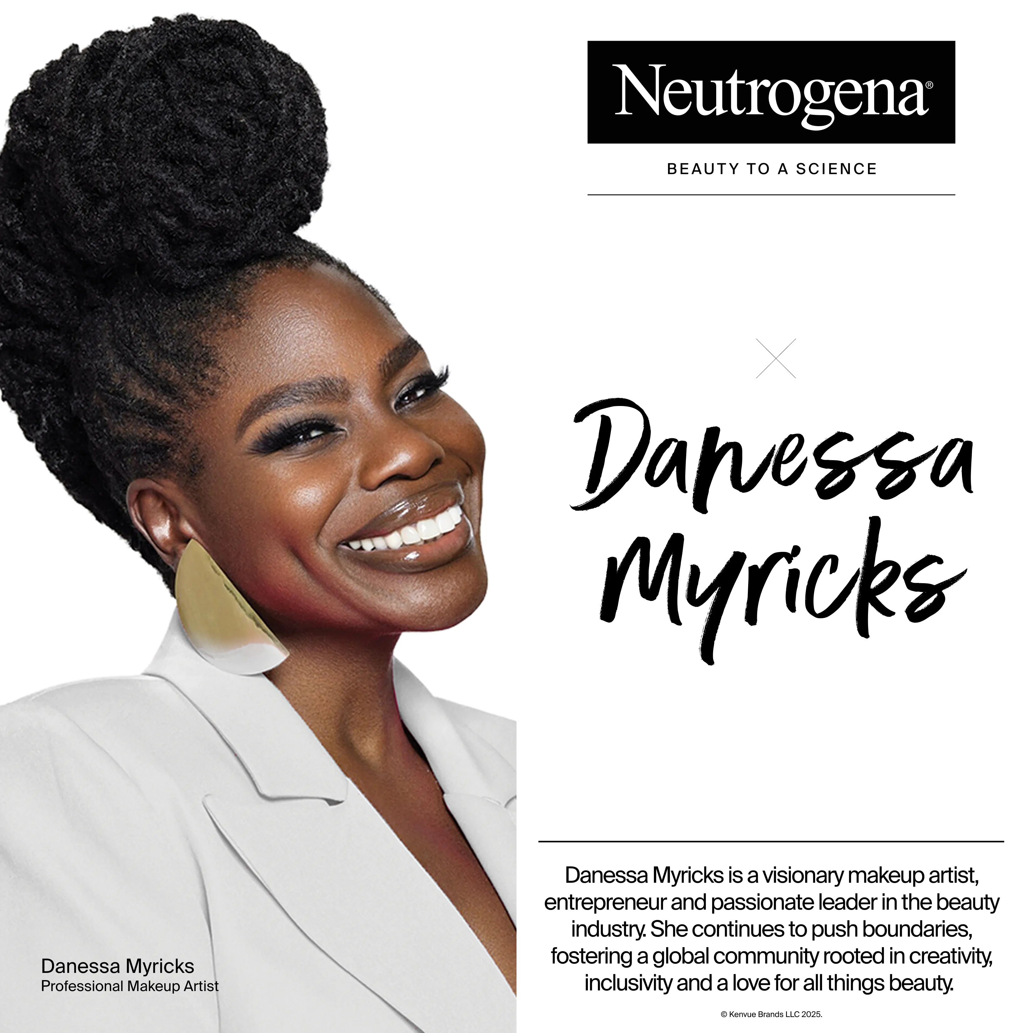 Neutrogena x Danessa Myricks 'Get Glam Ready' Makeup Remover Wipes, 25 Count