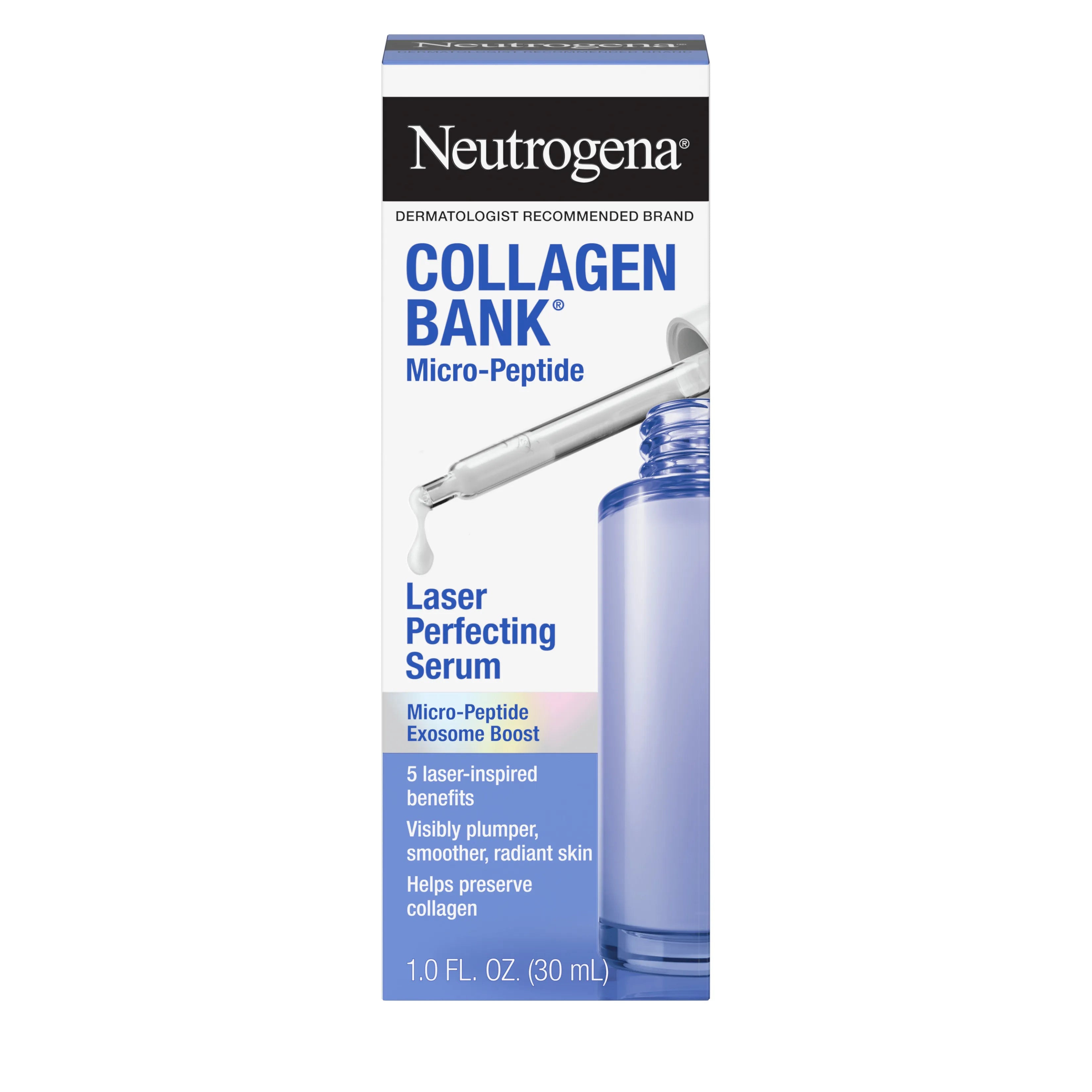 Neutrogena Collagen Bank Laser Perfecting Serum, 1.0 Fl. Oz — Fragrance Free