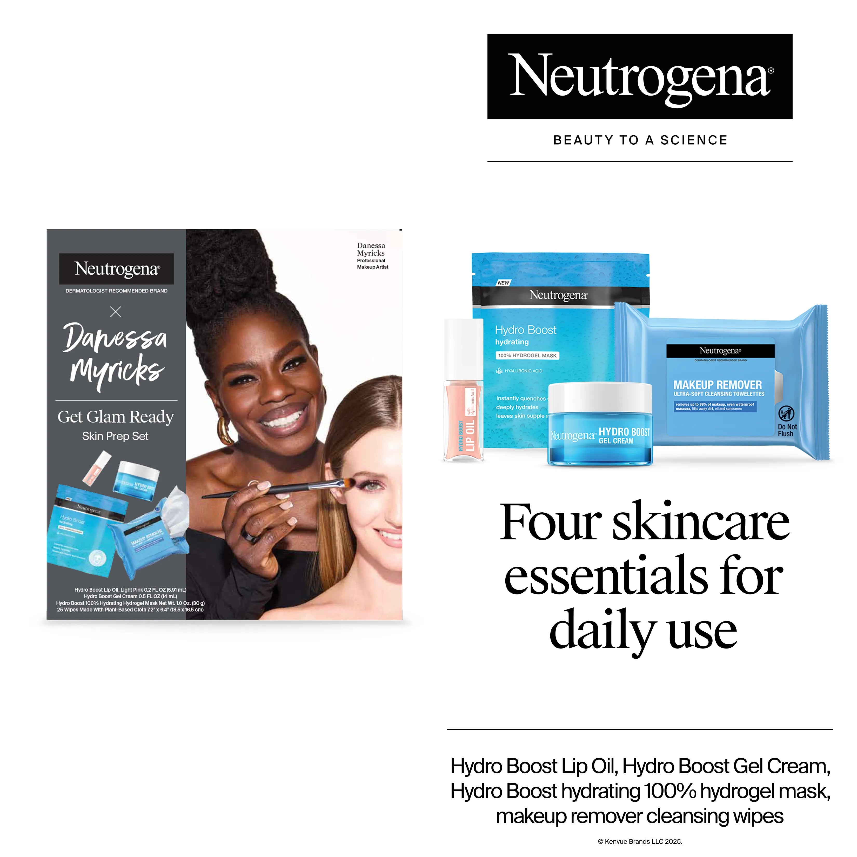 Neutrogena x Danessa Myricks 'Get Glam Ready' Skin Prep Set
