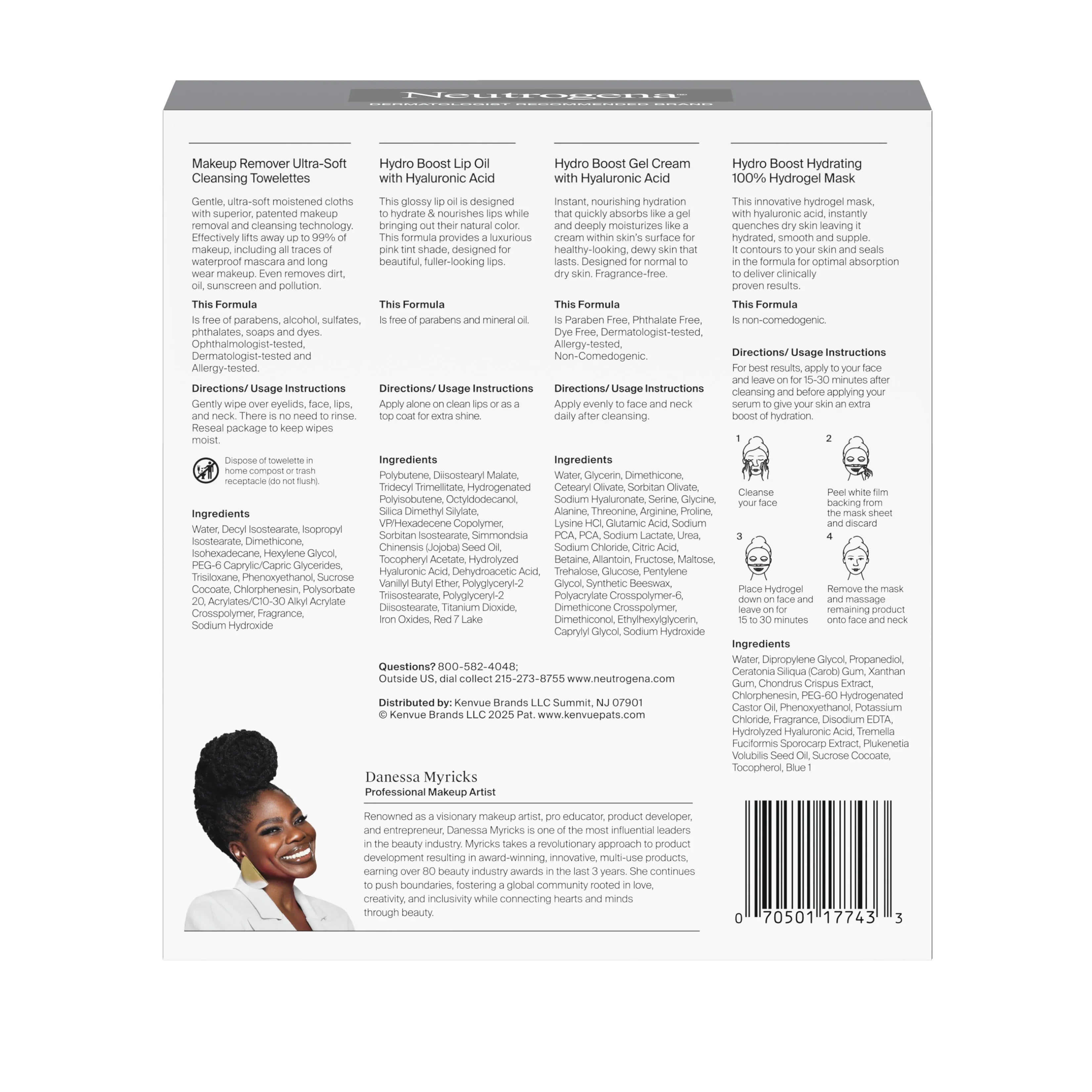 Neutrogena x Danessa Myricks 'Get Glam Ready' Skin Prep Set