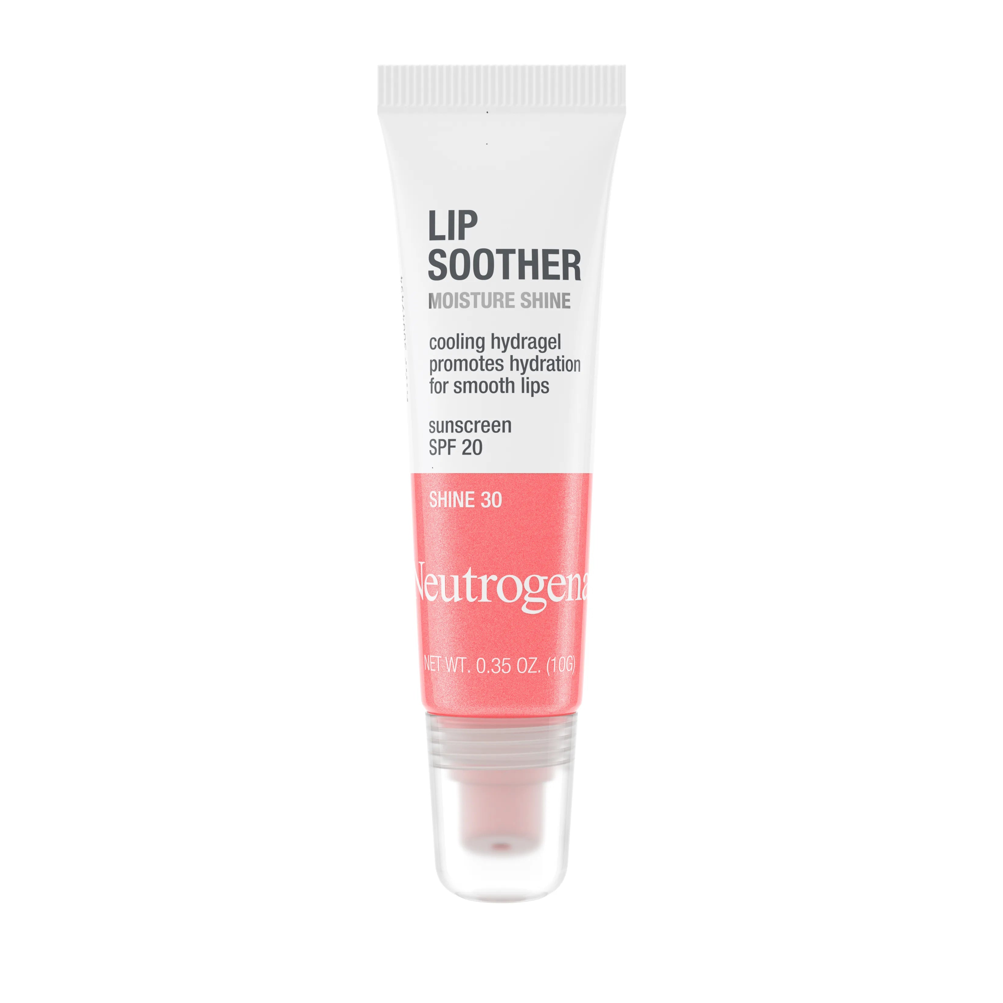 Neutrogena MoistureShine Lip Soother — Tinted Shine, SPF 20, Shine 30, .35 Oz