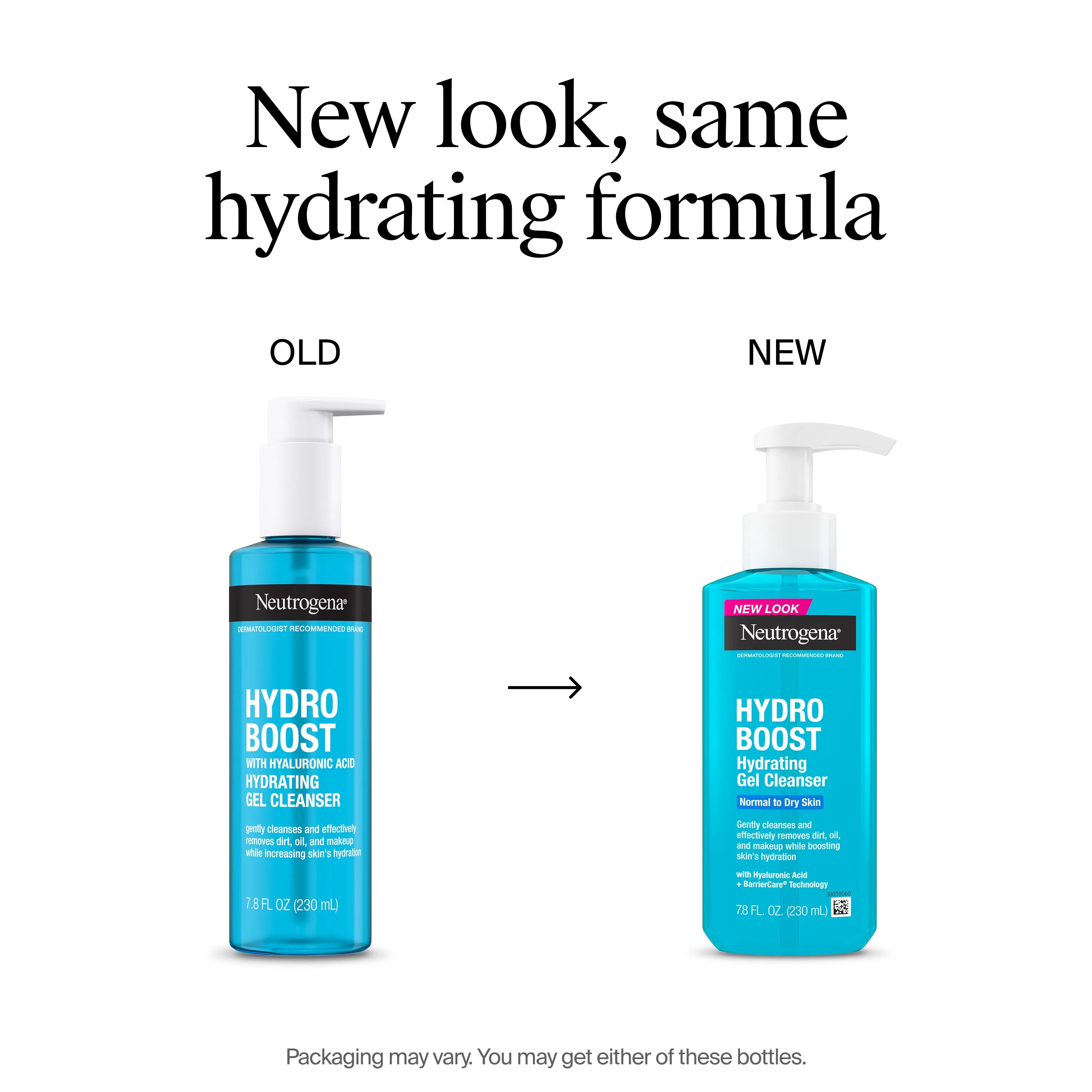 Neutrogena Anti-Aging Nighttime Regimen | Hydro Boost Cleanser + Rapid Wrinkle Repair Moisturizer