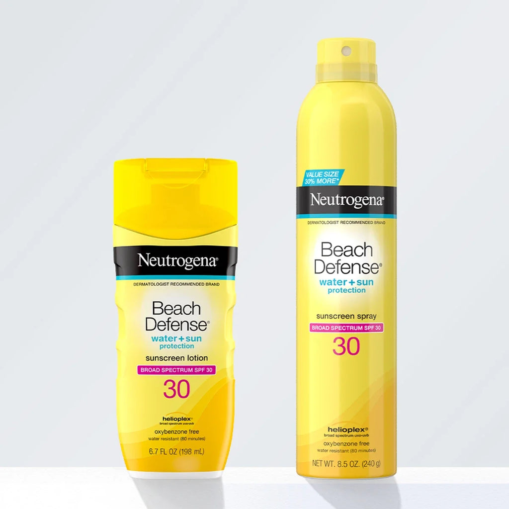 Neutrogena Beach Defense Water + Sun Protection — Sunscreen Spray / Broad Spectrum SPF 30