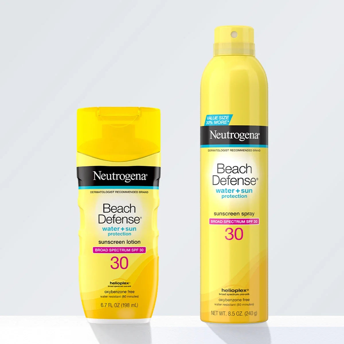 Neutrogena Beach Defense Water + Sun Protection — Sunscreen Spray / Broad Spectrum SPF 30