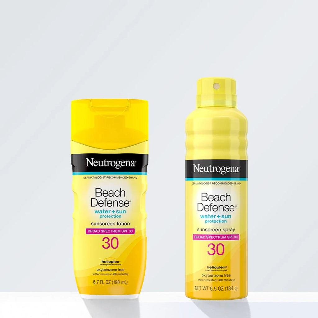 Neutrogena Beach Defense Sunscreen Lotion — Broad Spectrum SPF 30, 6.7 Fl. Oz