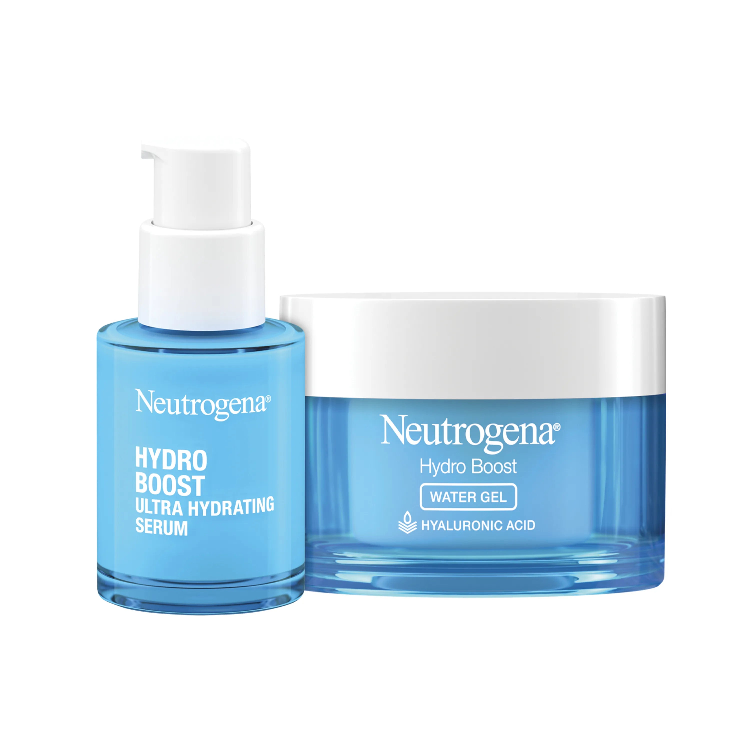Neutrogena Daily Hydration Boost | Hydro Boost Hydrating Serum + Water Gel Duo