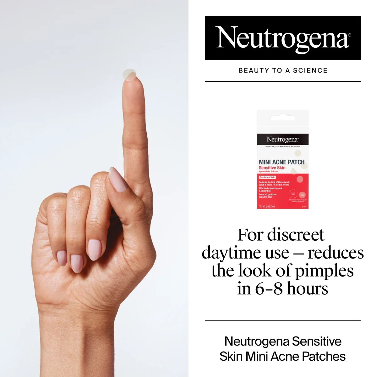 Neutrogena Mini Acne Patch | 36 Count | Sensitive Skin