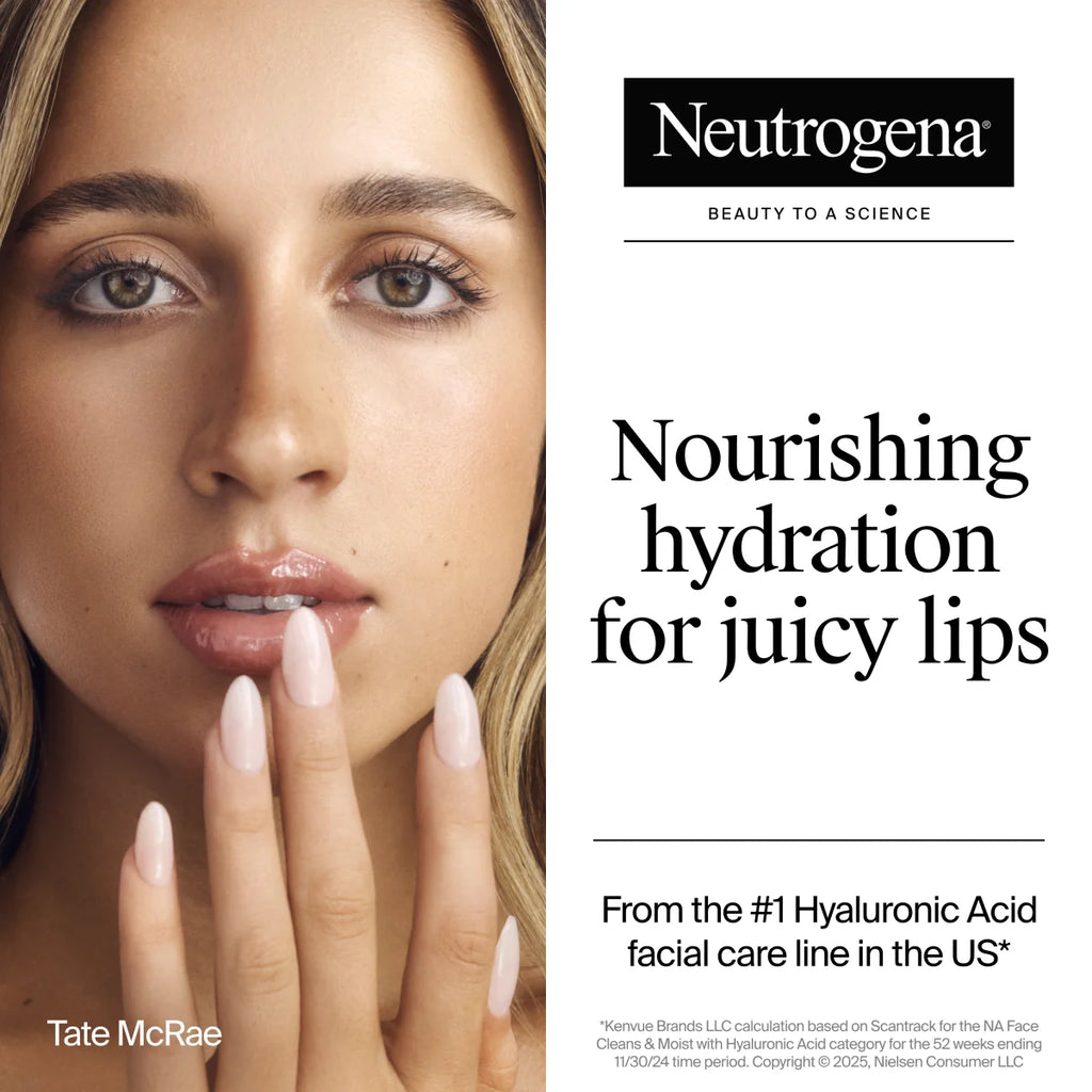Neutrogena Hydro Boost Hyaluronic | Sheer Berry Lip Balm | 0.5 Oz