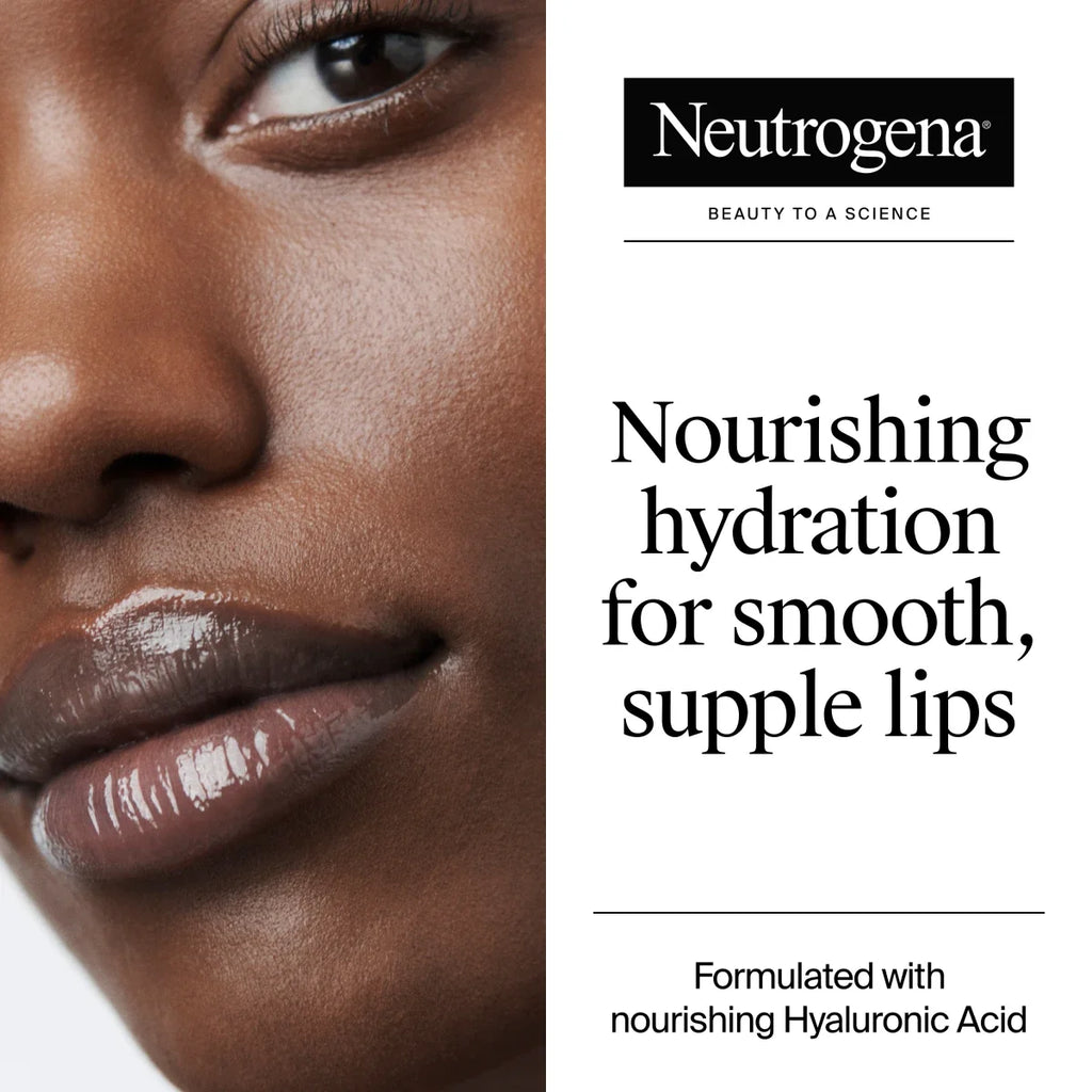 Neutrogena Hydro Boost Hyaluronic | Sheer Ice Lip Balm | Fragrance Free | 0.5 Oz