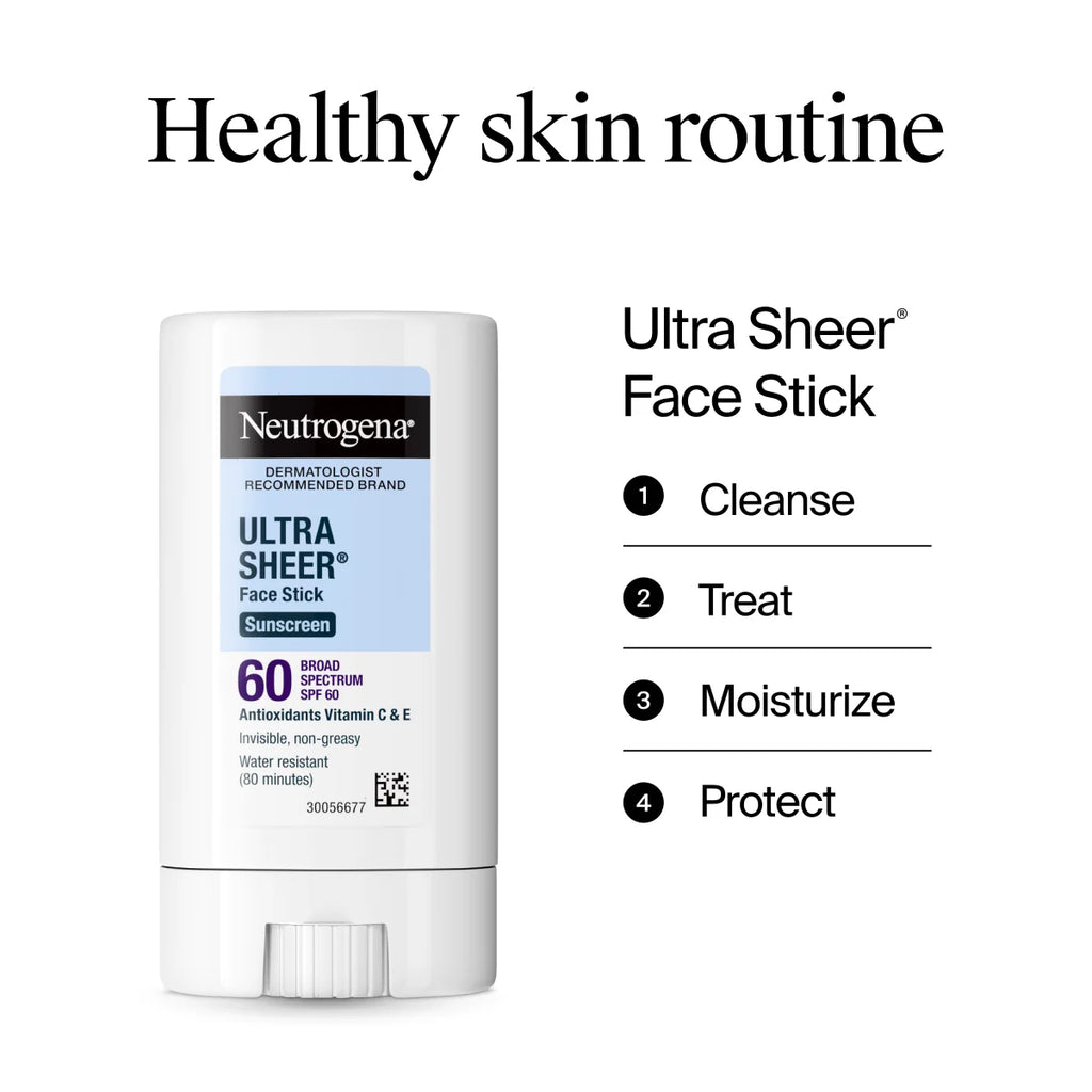 Neutrogena Ultra Sheer Face | 0.47 oz | SPF 60 Stick Sunscreen