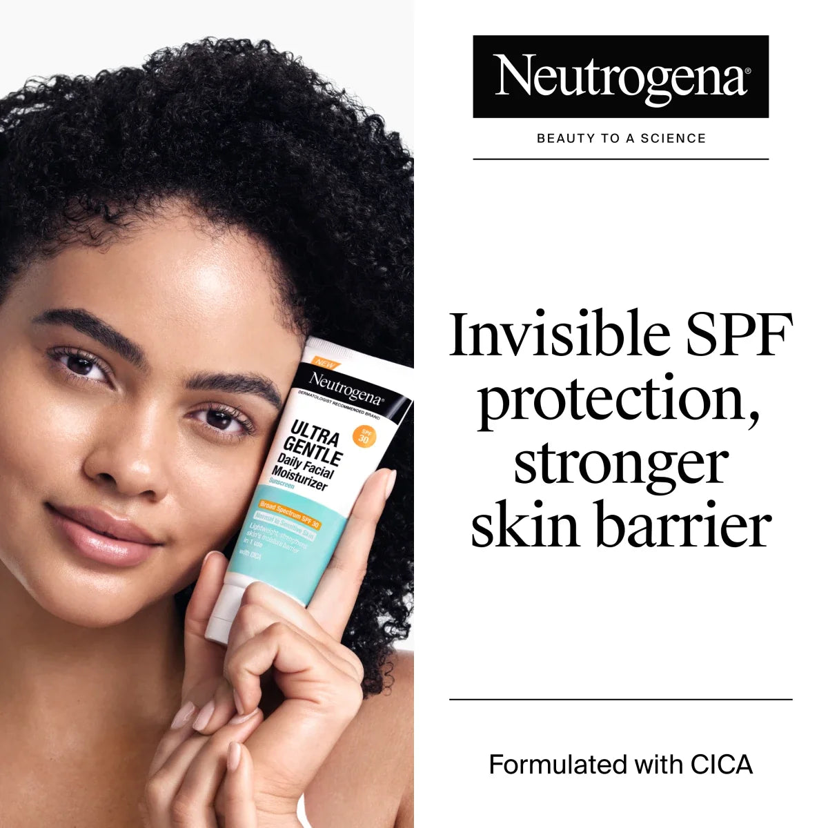Neutrogena Ultra Gentle Daily | Lightweight Facial Moisturizer | Broad Spectrum SPF 30 | 3.4 Fl. Oz