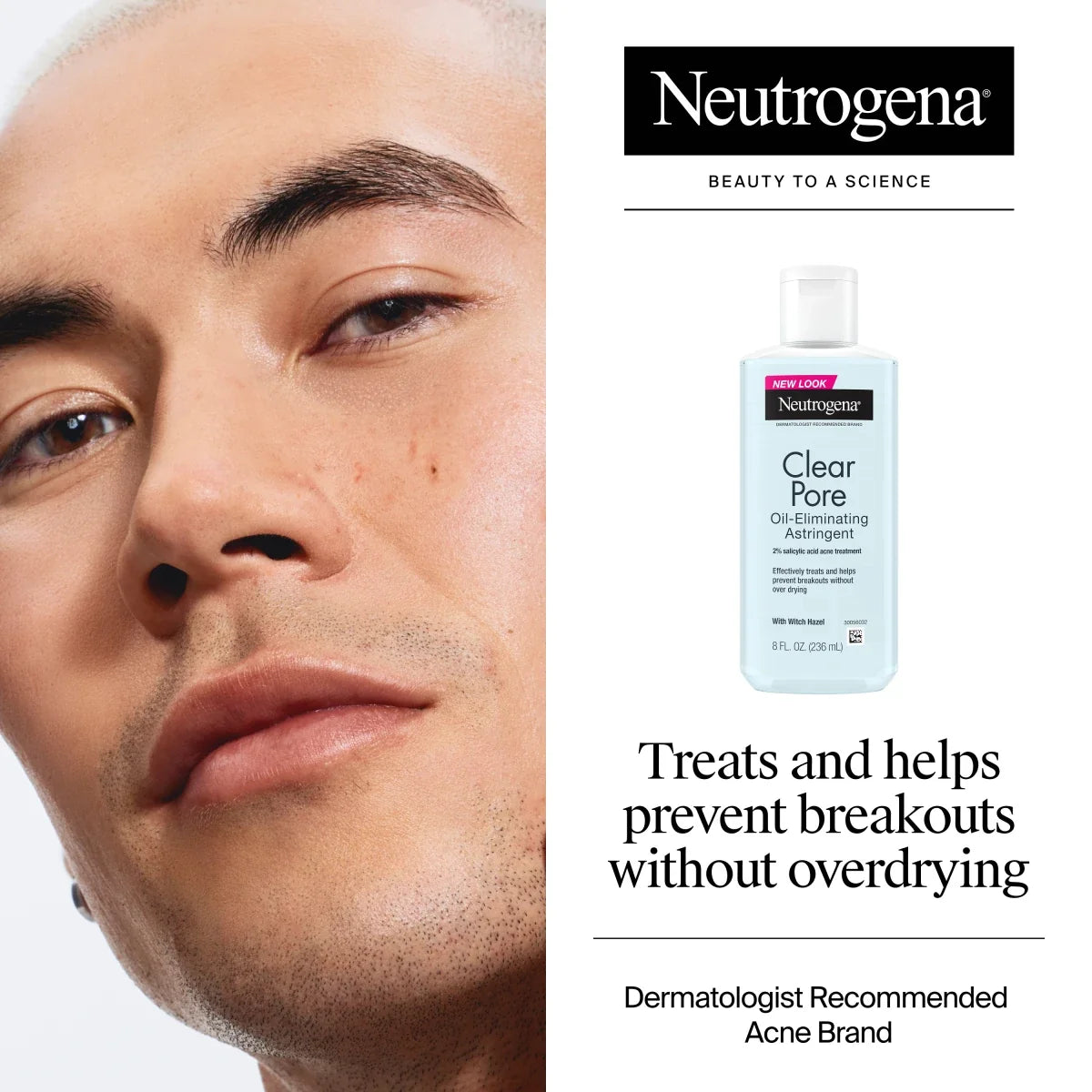 Neutrogena Clear Pore Oil-Eliminating Astringent, 8 Fl. Oz