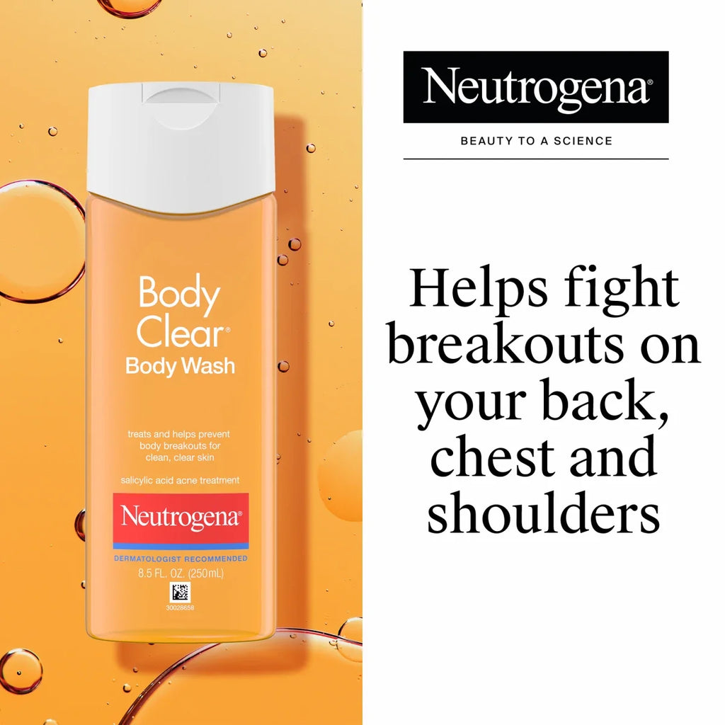 Neutrogena Body Clear Body — Oil-Free Acne Wash with 2% Salicylic Acid, 8.5 Fl. Oz