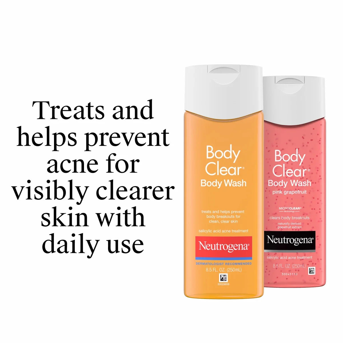 Neutrogena Body Clear Body — Oil-Free Acne Wash with 2% Salicylic Acid, 8.5 Fl. Oz