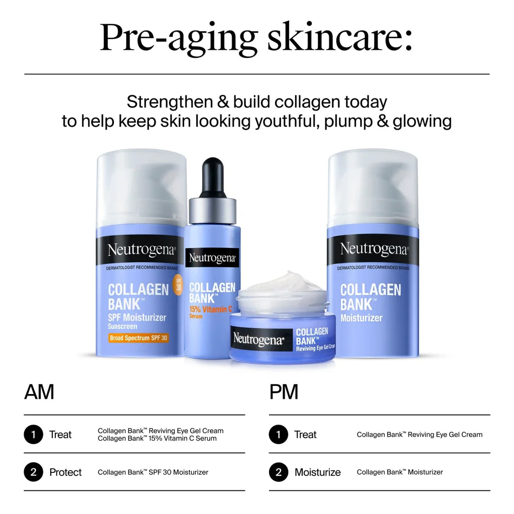 Neutrogena Collagen Bank Vitamin — Glow Serum | 15% Pure Vitamin C