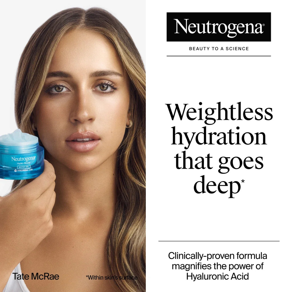 Neutrogena Essential Hydration Regimen | Hydro Boost Gel Cleanser + Water Gel Duo