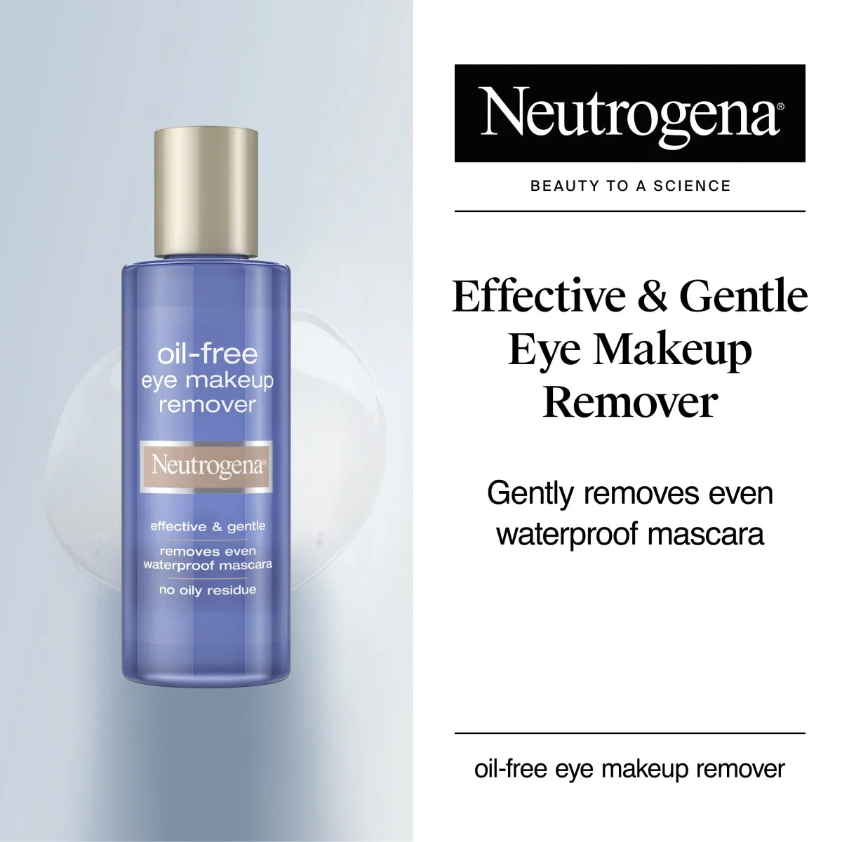 Neutrogena Oil-Free Eye Makeup Remover — Dual-Phase 5.5 Fl. Oz