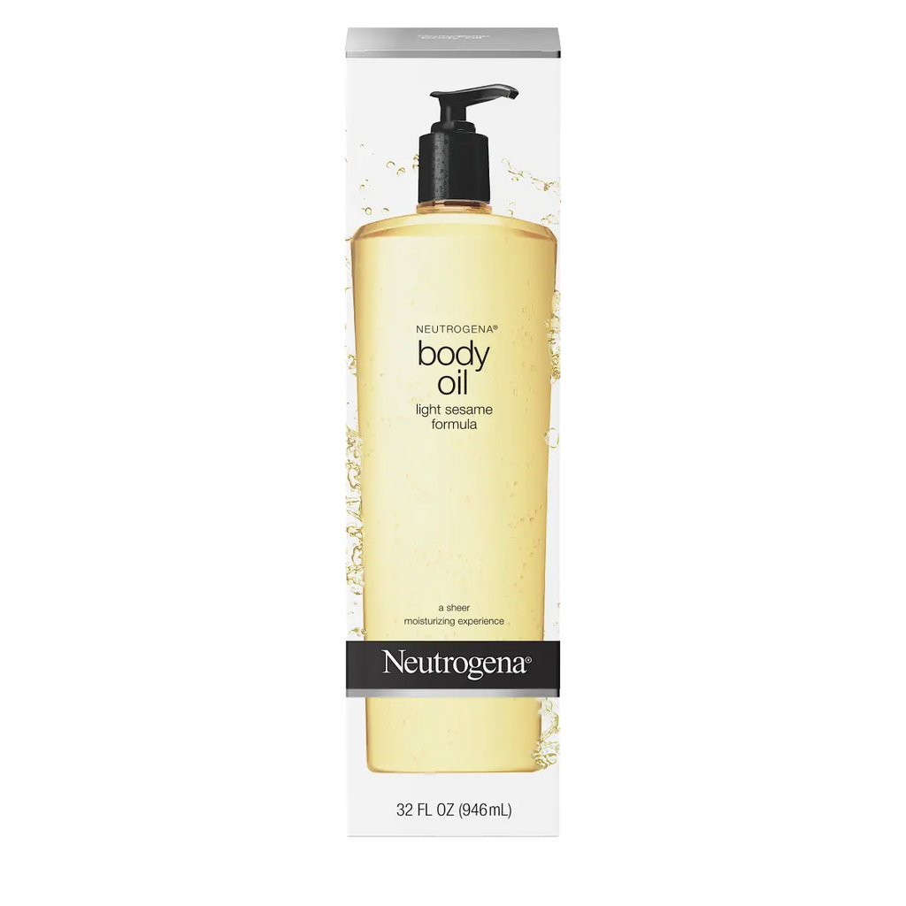 Neutrogena Body Oil Light — Light Sesame Formula for Dry Skin, 32 Fl. Oz