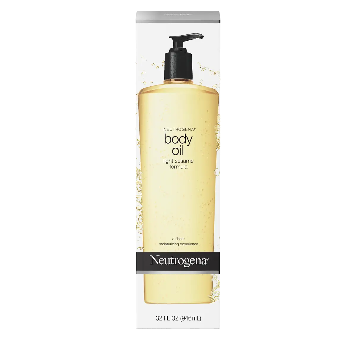 Neutrogena Body Oil Light — Light Sesame Formula for Dry Skin, 32 Fl. Oz