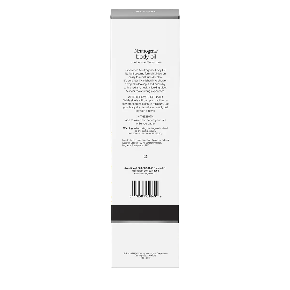 Neutrogena Body Oil Light — Light Sesame Formula for Dry Skin, 32 Fl. Oz