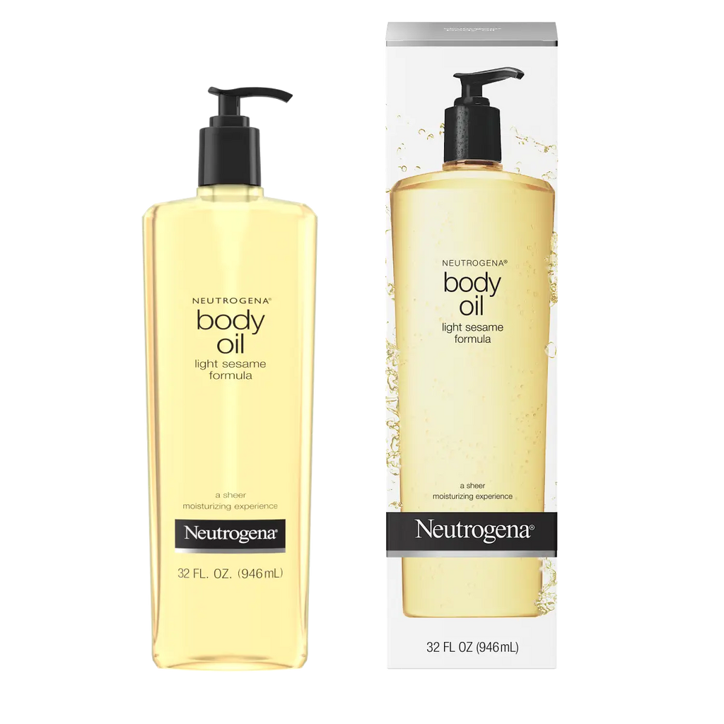 Neutrogena Body Oil Light — Light Sesame Formula for Dry Skin, 32 Fl. Oz