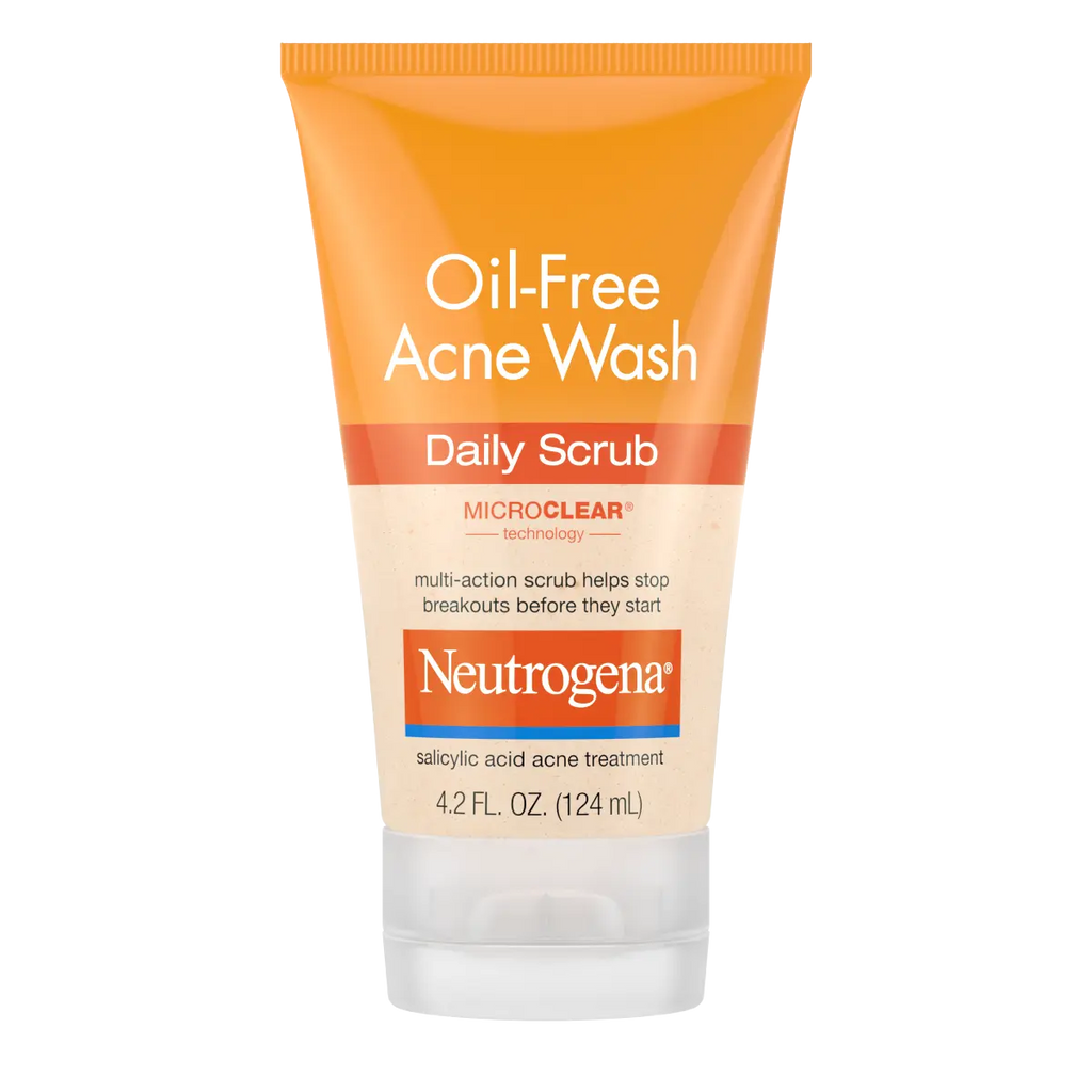 Neutrogena Oil-Free Acne Wash | 4.2 Fl. Oz | Daily Scrub