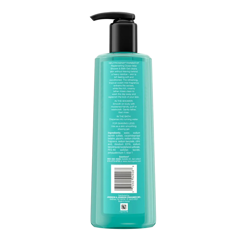 Ocean Mist • 16 Fl. Oz | Neutrogena Rainbath Replenishing Shower Bath Gel