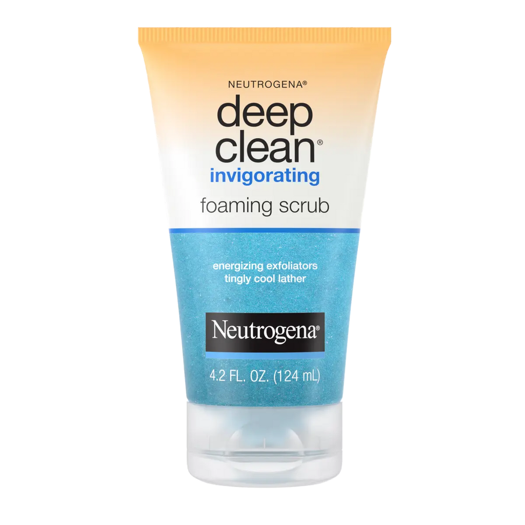 Neutrogena Deep Clean Invigorating Foaming — Cooling Gel Facial Scrub