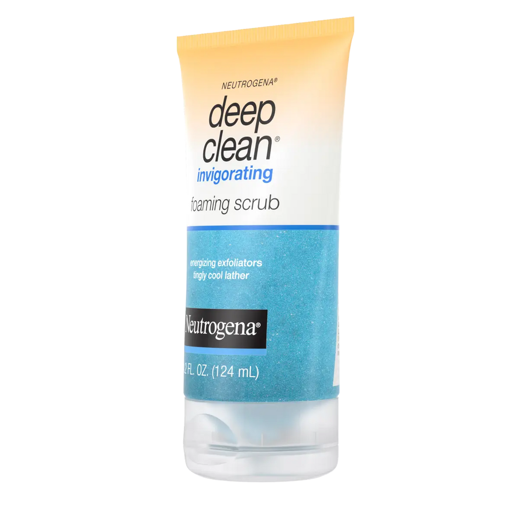 Neutrogena Deep Clean Invigorating Foaming — Cooling Gel Facial Scrub