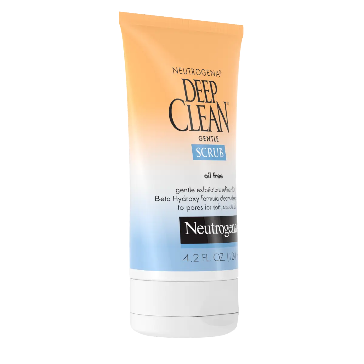 Neutrogena Deep Clean Gentle — Oil-Free Exfoliating Scrub with Beta Hydroxy Acid, 4.2 Fl. Oz