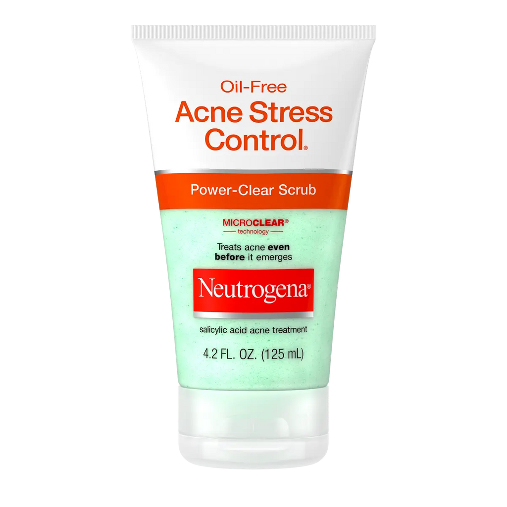 Neutrogena Oil-Free Acne Stress Control | 4.2 Fl. Oz | Power-Clear Scrub