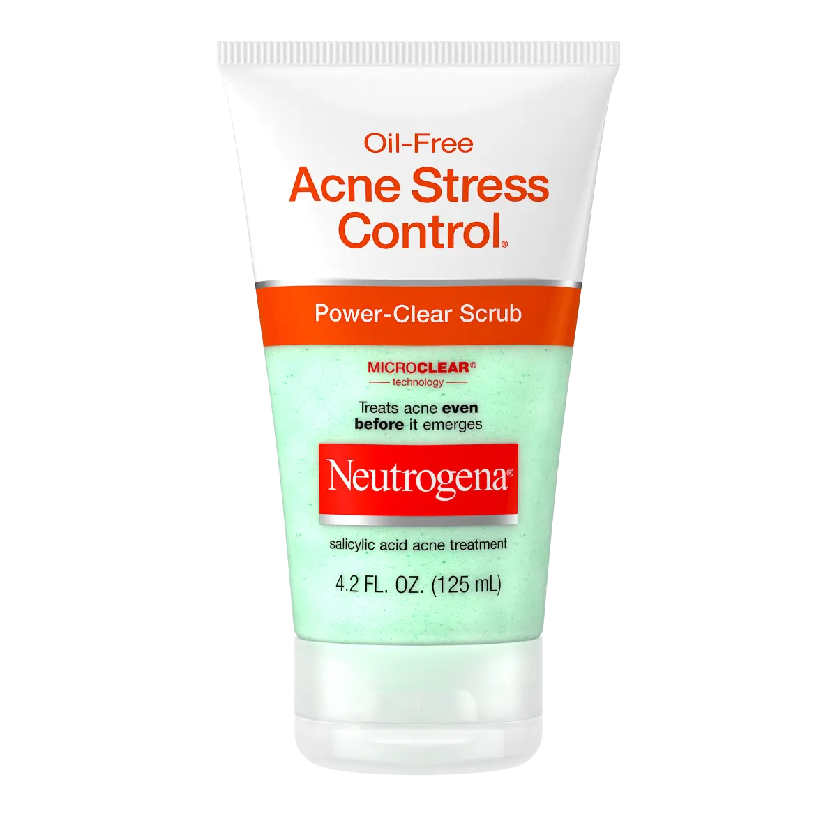 Neutrogena Oil-Free Acne Stress Control | 4.2 Fl. Oz | Power-Clear Scrub