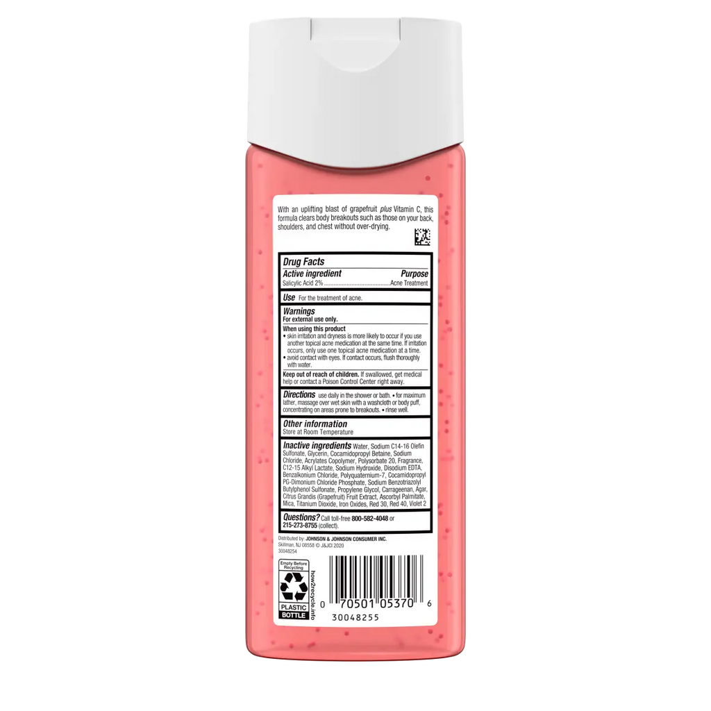 Neutrogena Body Clear Body — Pink Grapefruit Acne Wash, 8.5 Fl. Oz