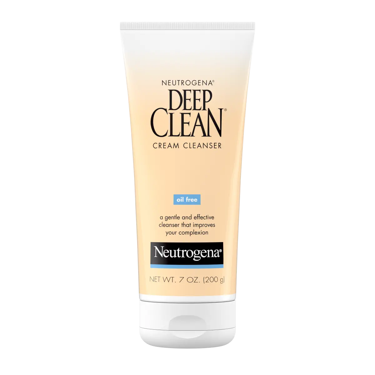 Neutrogena Deep Clean Cream — Oil-Free BHA Face Wash, 7 Fl. Oz